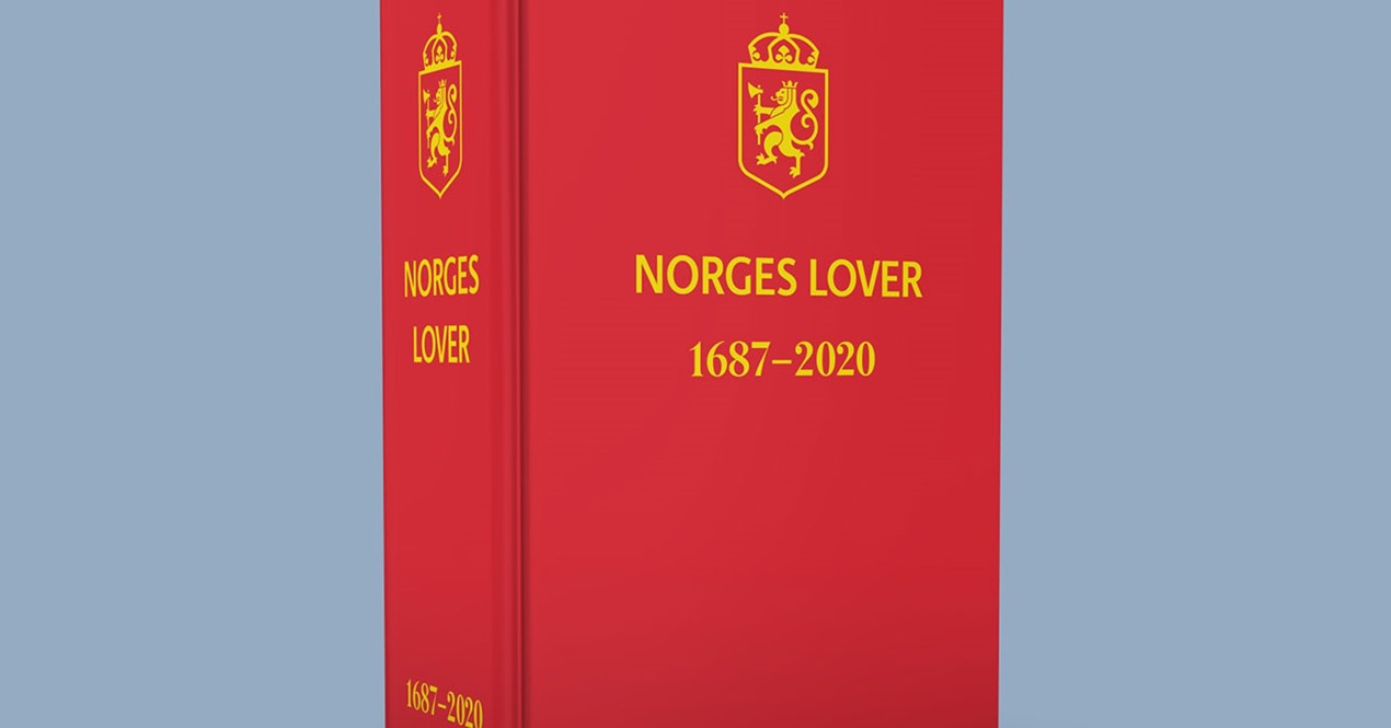 Bilde av boka Norges lover